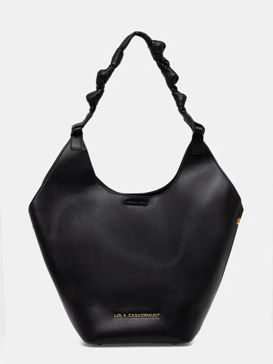 Zdjęcie produktu Lola Casademunt torebka shopper damska z imitacji skóry czarny
