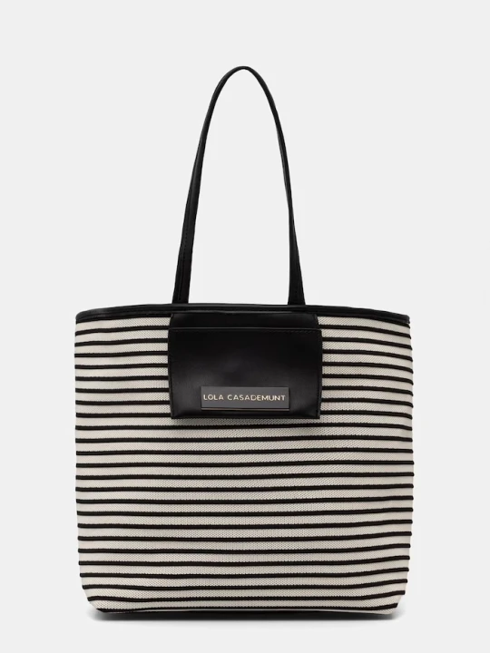 Zdjęcie produktu Lola Casademunt torebka shopper damska beżowy