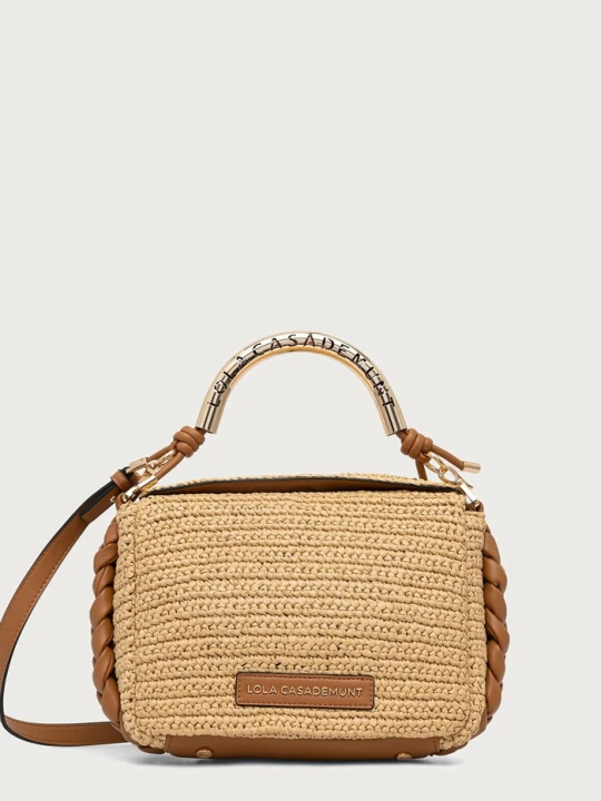 Zdjęcie produktu Lola Casademunt torebka crossbody damska pleciona beżowy