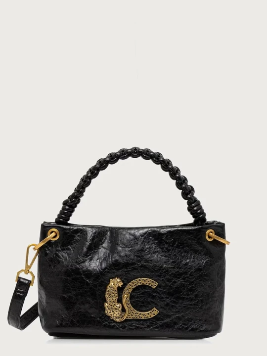 Zdjęcie produktu Lola Casademunt torebka crossbody damska z imitacji skóry czarny