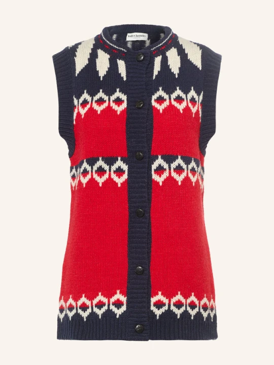 Zdjęcie produktu Lollys Laundry Kamizelka Z Dzianiny Cleoll rot