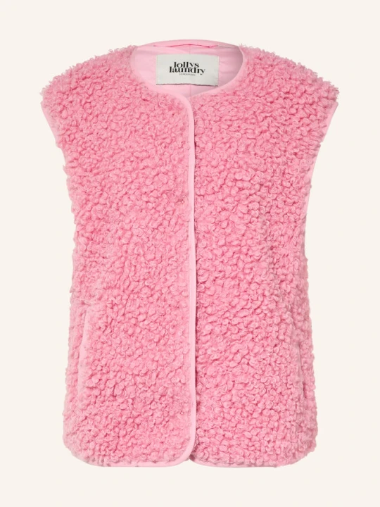 Zdjęcie produktu Lollys Laundry Kamizelka Z Futra Teddy Vadall pink