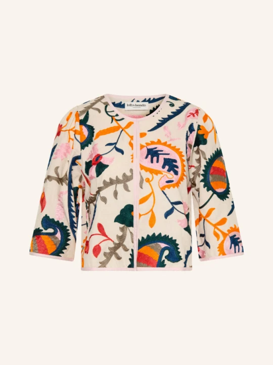 Zdjęcie produktu Lollys Laundry Kurtka Pudełkowa Trinell Z Rękawami 3/4 orange