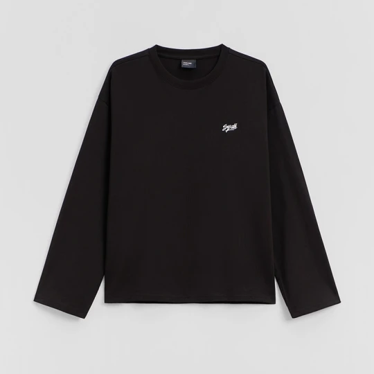 Zdjęcie produktu Long sleeve z napisem Synth czarny House