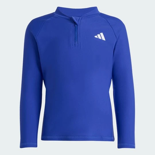 Zdjęcie produktu LONG SLEEVES ZIP RASHGUARD KIDS Adidas Semi Lucid Blue