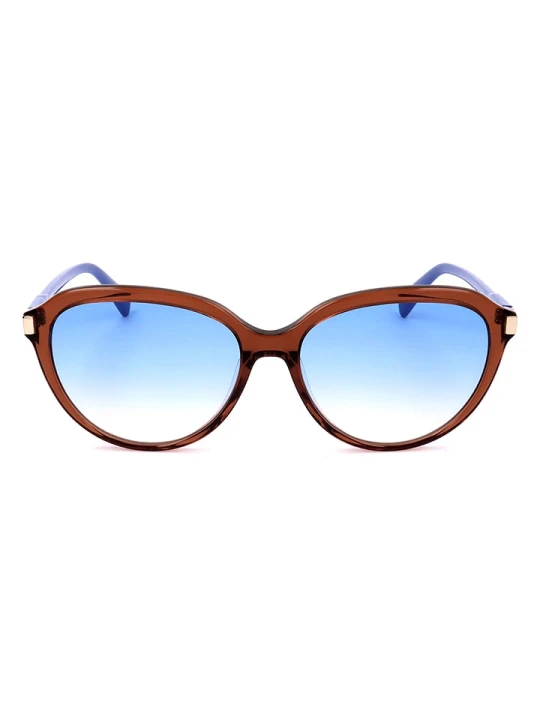 Zdjęcie produktu Longchamp Damskie okulary przeciwsłoneczne w kolorze jasnobrązowo-niebieskim rozmiar: 56