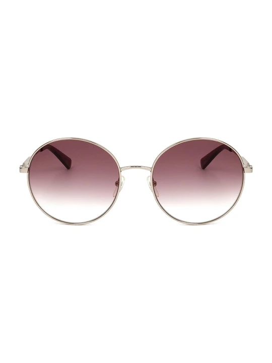 Zdjęcie produktu Longchamp Damskie okulary przeciwsłoneczne w kolorze srebrno-bordowym rozmiar: 58