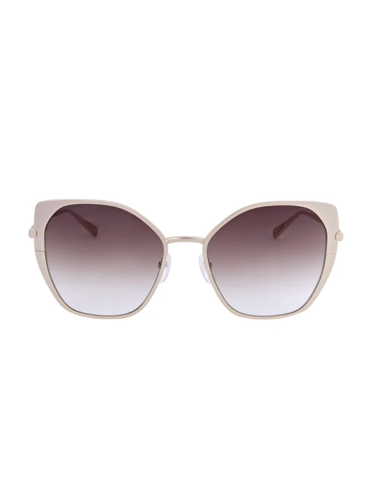 Zdjęcie produktu Longchamp Damskie okulary przeciwsłoneczne w kolorze złoto-brązowo-beżowym rozmiar: 56