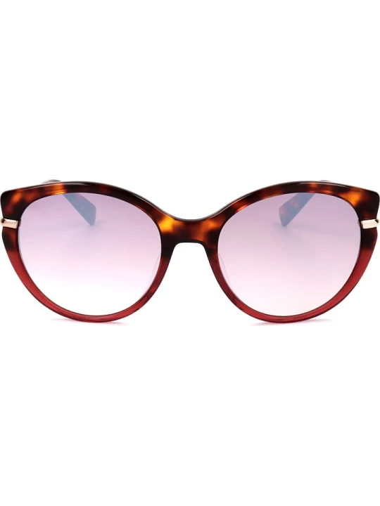 Zdjęcie produktu Longchamp Damskie okulary przeciwsłoneczne w kolorze złoto-brązowo-fioletowym rozmiar: 54