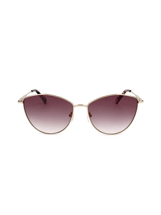 Zdjęcie produktu Longchamp Damskie okulary przeciwsłoneczne w kolorze złoto-brązowym rozmiar: 58