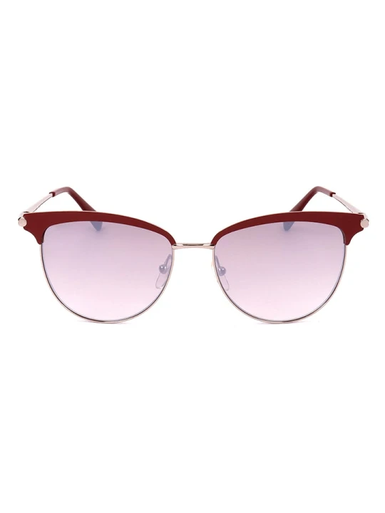 Zdjęcie produktu Longchamp Damskie okulary przeciwsłoneczne w kolorze złoto-czerwono-fioletowym rozmiar: 55