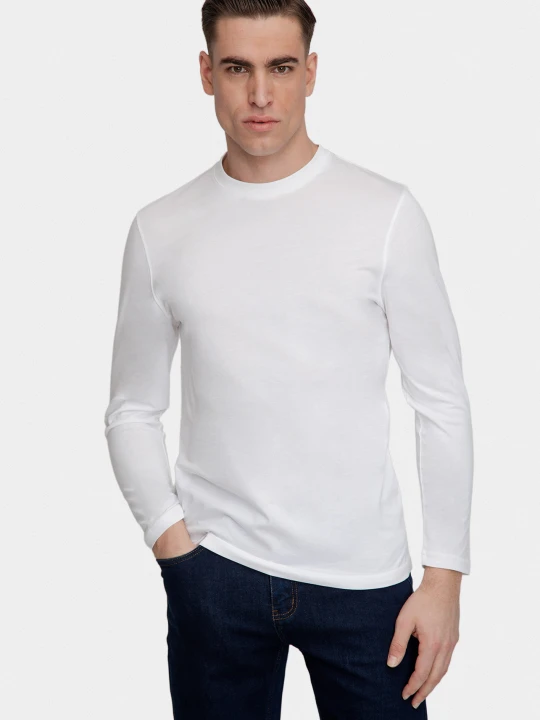 Zdjęcie produktu Longsleeve ANDREA 00001A00GSA Giacomo Conti bialy