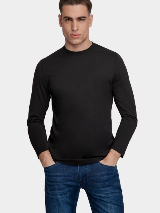 Zdjęcie produktu Longsleeve ANDREA 00003A90GSA Giacomo Conti czarny