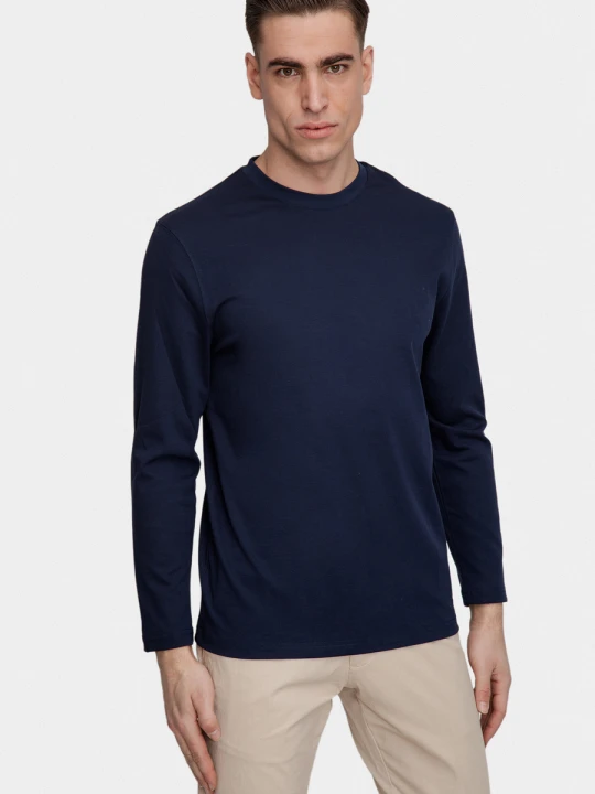 Zdjęcie produktu Longsleeve ANDREA 00005B75GSA Giacomo Conti granatowy