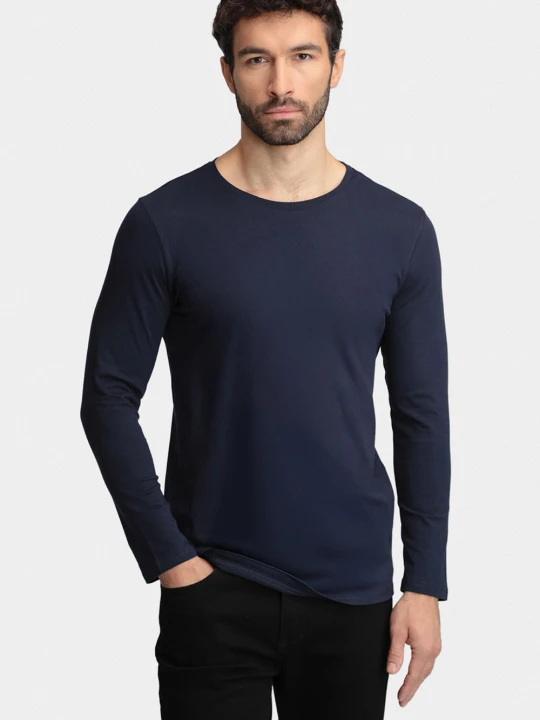 Zdjęcie produktu Longsleeve ANDREA 00008B75GSA Giacomo Conti granatowy