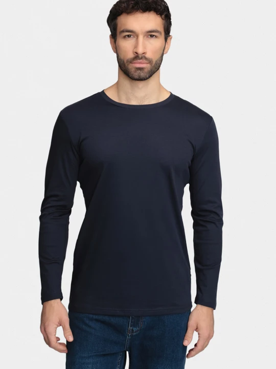 Zdjęcie produktu Longsleeve ANDREA 00011A75GSA Giacomo Conti granatowy
