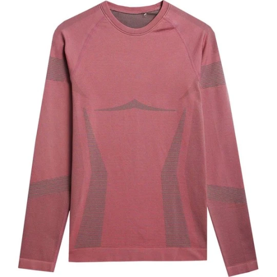 Zdjęcie produktu Longsleeve bezszwowy damski 4FAW23USEAF113 4F Różowy