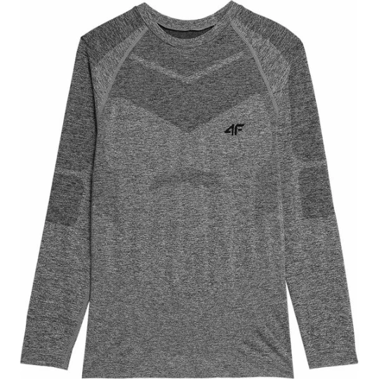 Zdjęcie produktu Longsleeve bezszwowy męski 4FAW23USEAM103 4F Szary