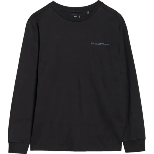 Zdjęcie produktu Longsleeve chłopięcy TLONM421 4F Czarny