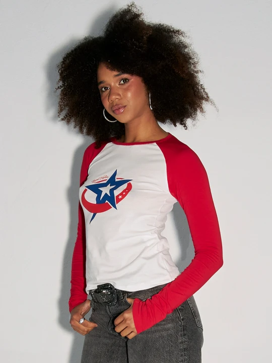 Zdjęcie produktu Longsleeve country club reglan Local Heroes Biały