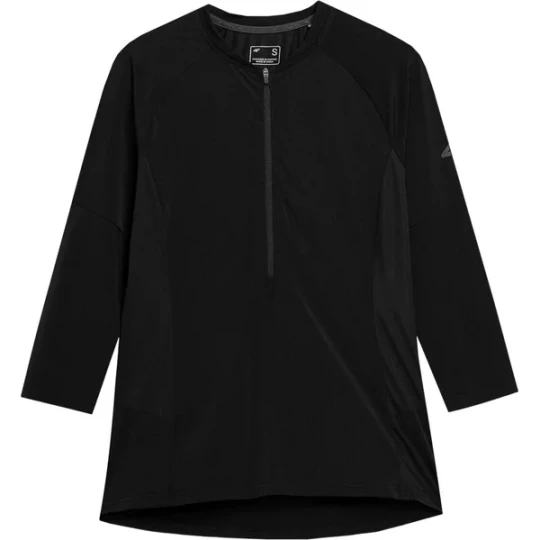 Zdjęcie produktu Longsleeve damski 4FSS23TFLOF077 4F Czarny