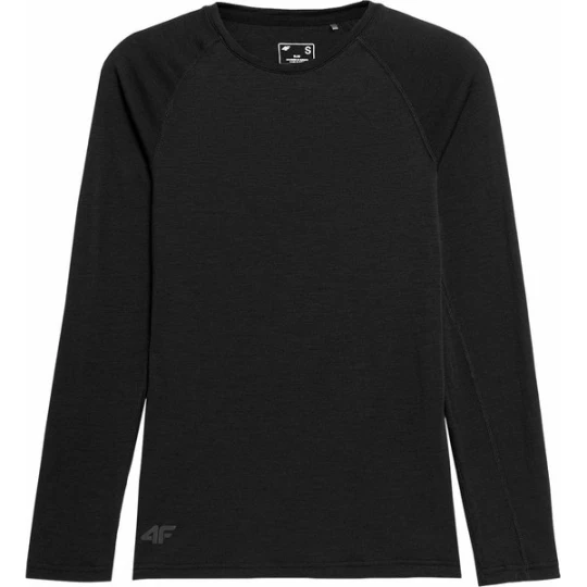 Zdjęcie produktu Longsleeve damski 4FSS23TFLOF085 4F Czarny