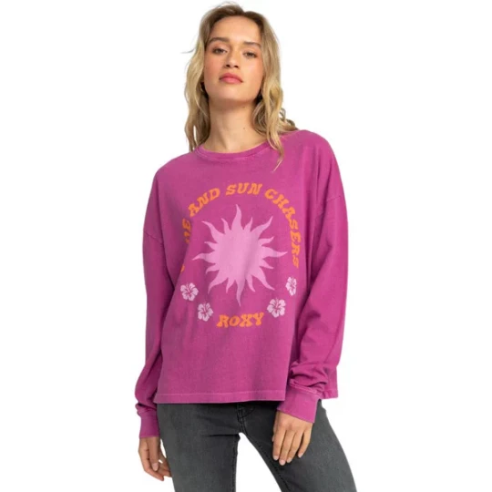 Zdjęcie produktu Longsleeve damski Fallen For Her A Roxy Różowy