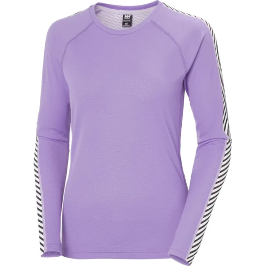 Zdjęcie produktu Longsleeve damski Lifa Active Stripe Crew Helly Hansen Fioletowy