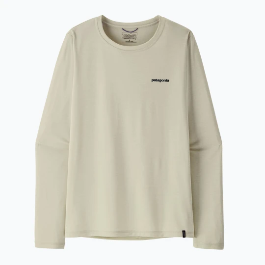 Zdjęcie produktu Longsleeve damski Patagonia Capilene Cool Daily Shirt - Boardshort Logo dyno white