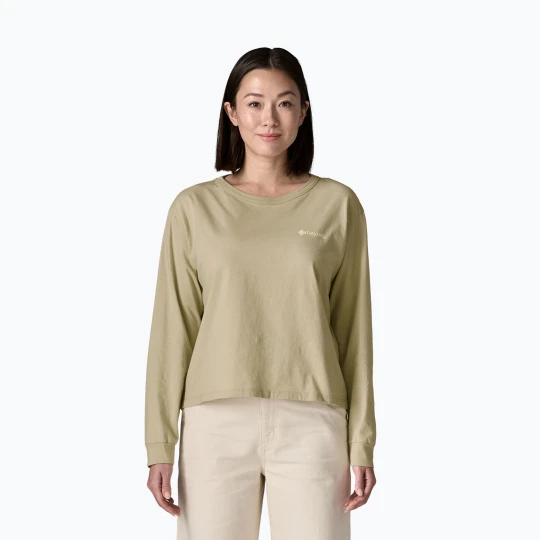 Zdjęcie produktu Longsleeve damski Patagonia Hut Tripper Easy Cut weathered stone Szary