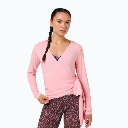 Zdjęcie produktu Longsleeve damski Sweaty Betty Soft Flow Studio Wear Your Way deco pink