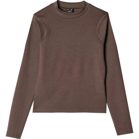 Zdjęcie produktu Longsleeve damski TLONF361 4F Brązowy