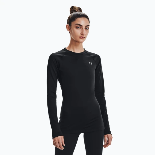 Zdjęcie produktu Longsleeve damski Under Armour Authentics CG Crew black / white