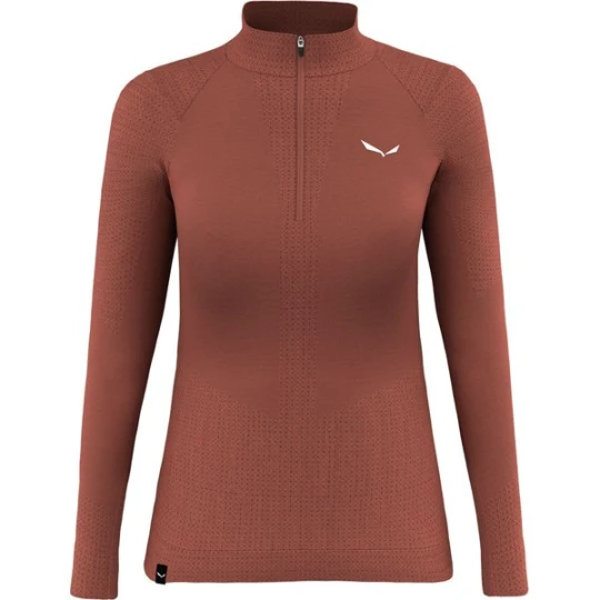 Zdjęcie produktu Longsleeve damski Zebru Med Warm Salewa Czerwony