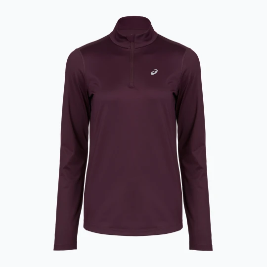 Zdjęcie produktu Longsleeve do biegania damski ASICS Core 1 / 2 Zip Winter Top dark aubergine Bordowy