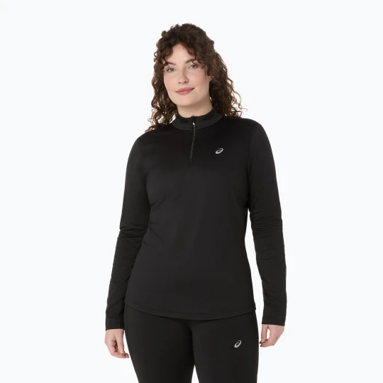 Zdjęcie produktu Longsleeve do biegania damski ASICS Core LS Half Zip Winter performance black