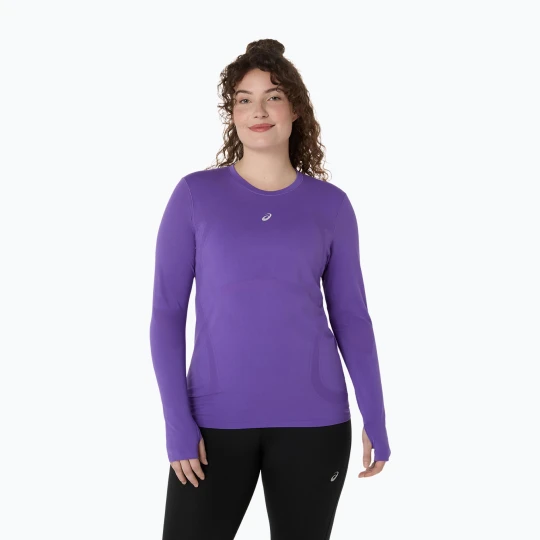 Zdjęcie produktu Longsleeve do biegania damski ASICS Road Seamless edo purple Fioletowy