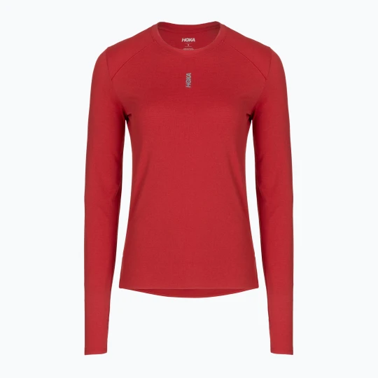 Zdjęcie produktu Longsleeve do biegania damski HOKA EveryRun Long Sleeve red agate