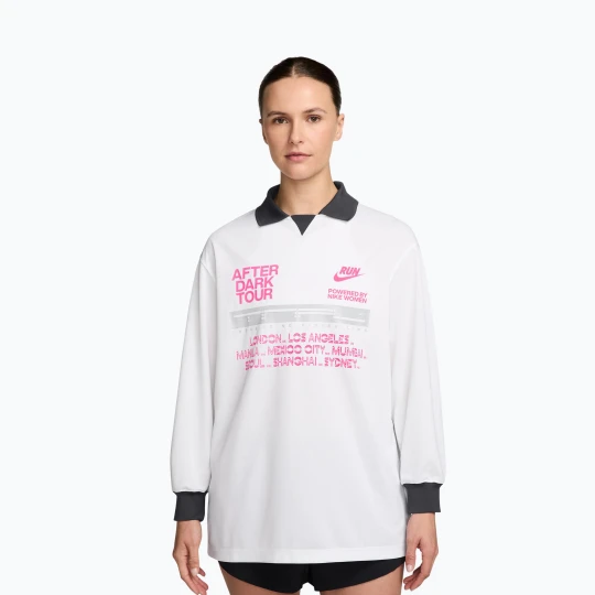 Zdjęcie produktu Longsleeve do biegania damski Nike After Dark Tour white / anthracite