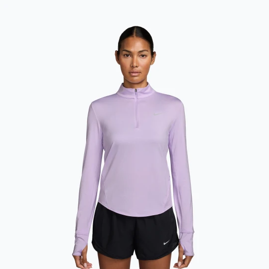 Zdjęcie produktu Bluza do biegania damska Nike Swift Dri-Fit UV 1 / 4-Zip violet mist