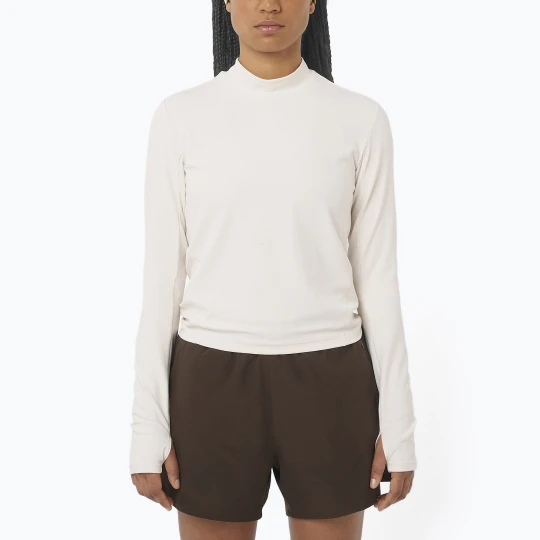 Zdjęcie produktu Longsleeve do biegania damski Salomon Bliss whisper white