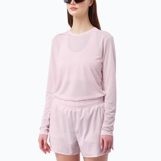 Zdjęcie produktu Longsleeve do biegania damski Salomon Shakeout Core LS Tee icy pink