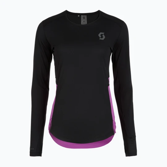 Zdjęcie produktu Longsleeve do biegania damski SCOTT Endurance Tech black / liquid purple