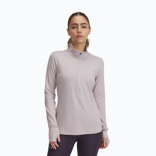 Zdjęcie produktu Longsleeve do biegania damski Under Armour Launch Pro Half Zip gray dawn / reflective Szary