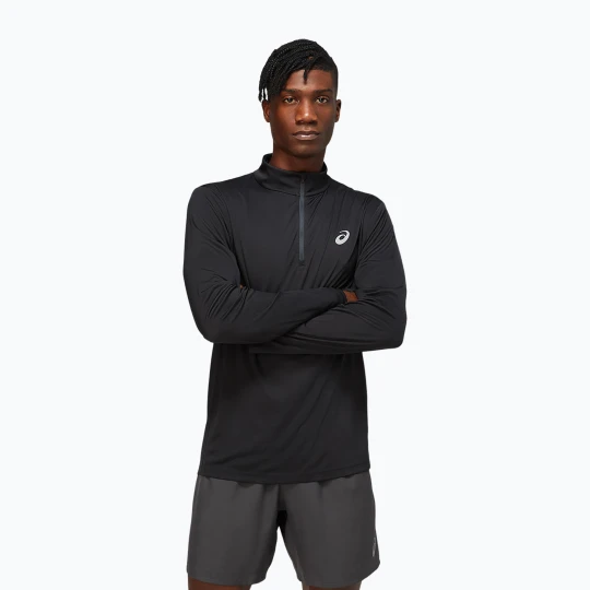 Zdjęcie produktu Bluza do biegania męski ASICS Core 1 / 2 Zip Top performance black