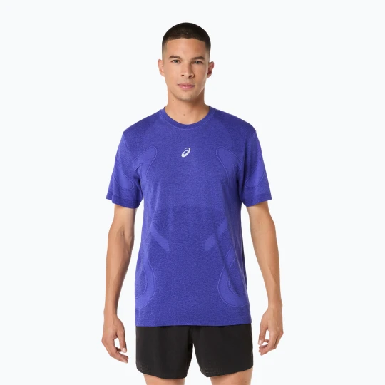 Zdjęcie produktu Longsleeve do biegania męski ASICS Road Seamless cobalt burst/eggplant Niebieski