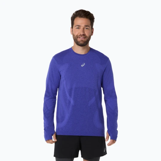 Zdjęcie produktu Longsleeve do biegania męski ASICS Road Seamless cobalt burst / eggplant Niebieski