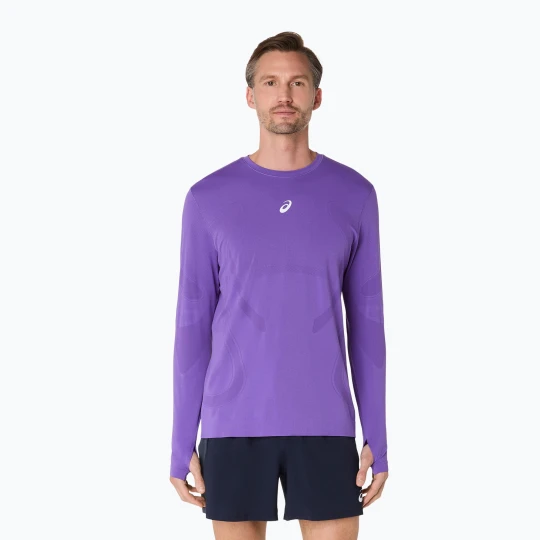 Zdjęcie produktu Longsleeve do biegania męski ASICS Road Seamless edo purple Fioletowy