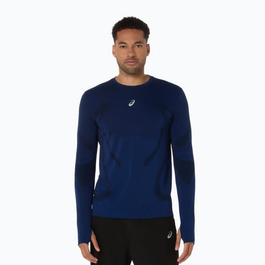 Zdjęcie produktu Longsleeve do biegania męski ASICS Road Seamless midnight Granatowy