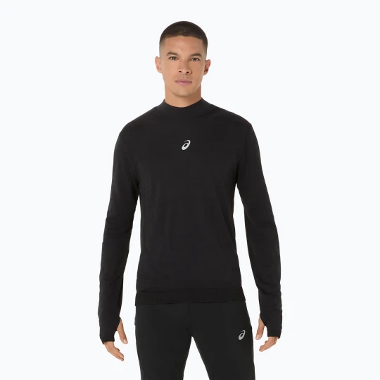 Zdjęcie produktu Longsleeve do biegania męski ASICS Road Winter Seamless performance black